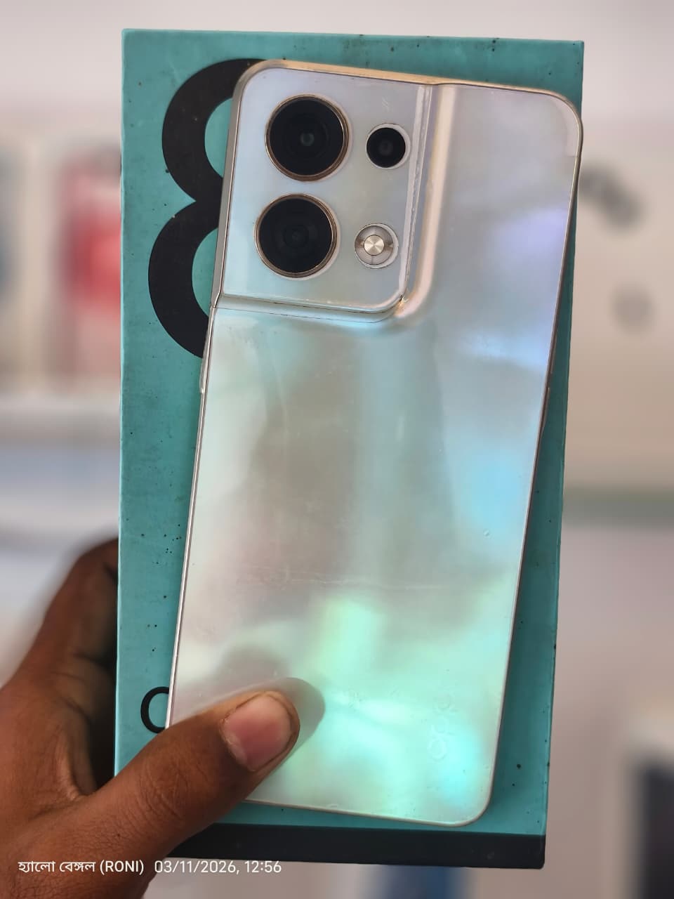 Oppo OPPO Reno8(Shimmer Gold 8GB 128GB) — Used
