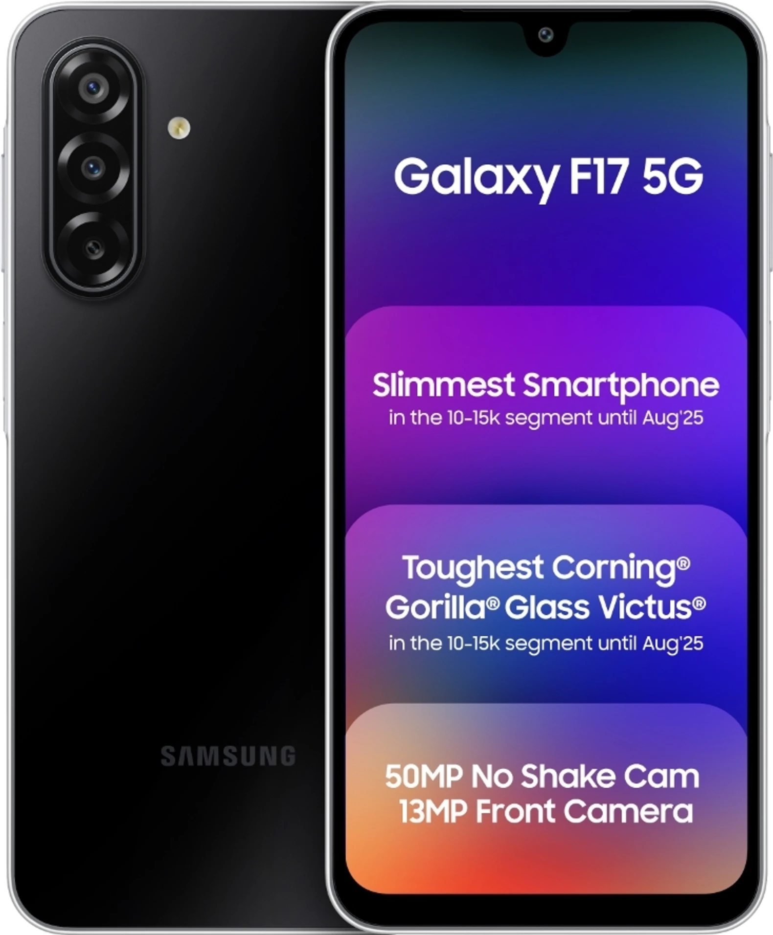 Samsung Galaxy F17 5G (Neo Black, 128 GB) (6 GB RAM) — New