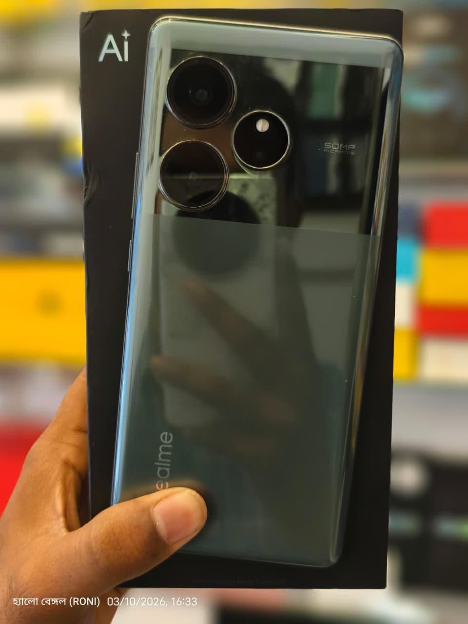 Realme realme GT 6 5G (Razor Green,8GB RAM+256GB Storage) — Like_new