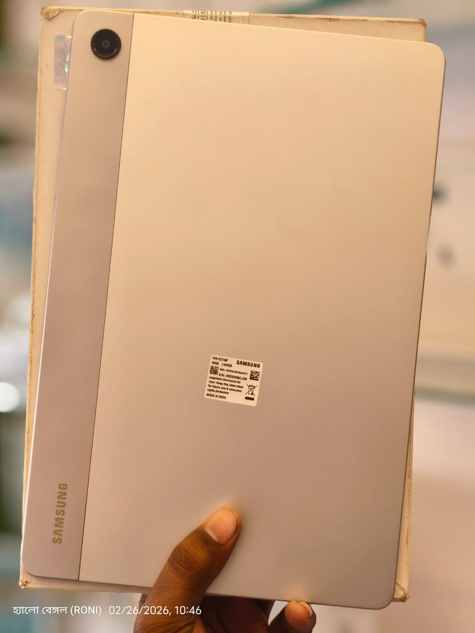 SAMSUNG GALAXY TAB A9+ ( SILVER ) 4 GB RAM 64 GB ROM