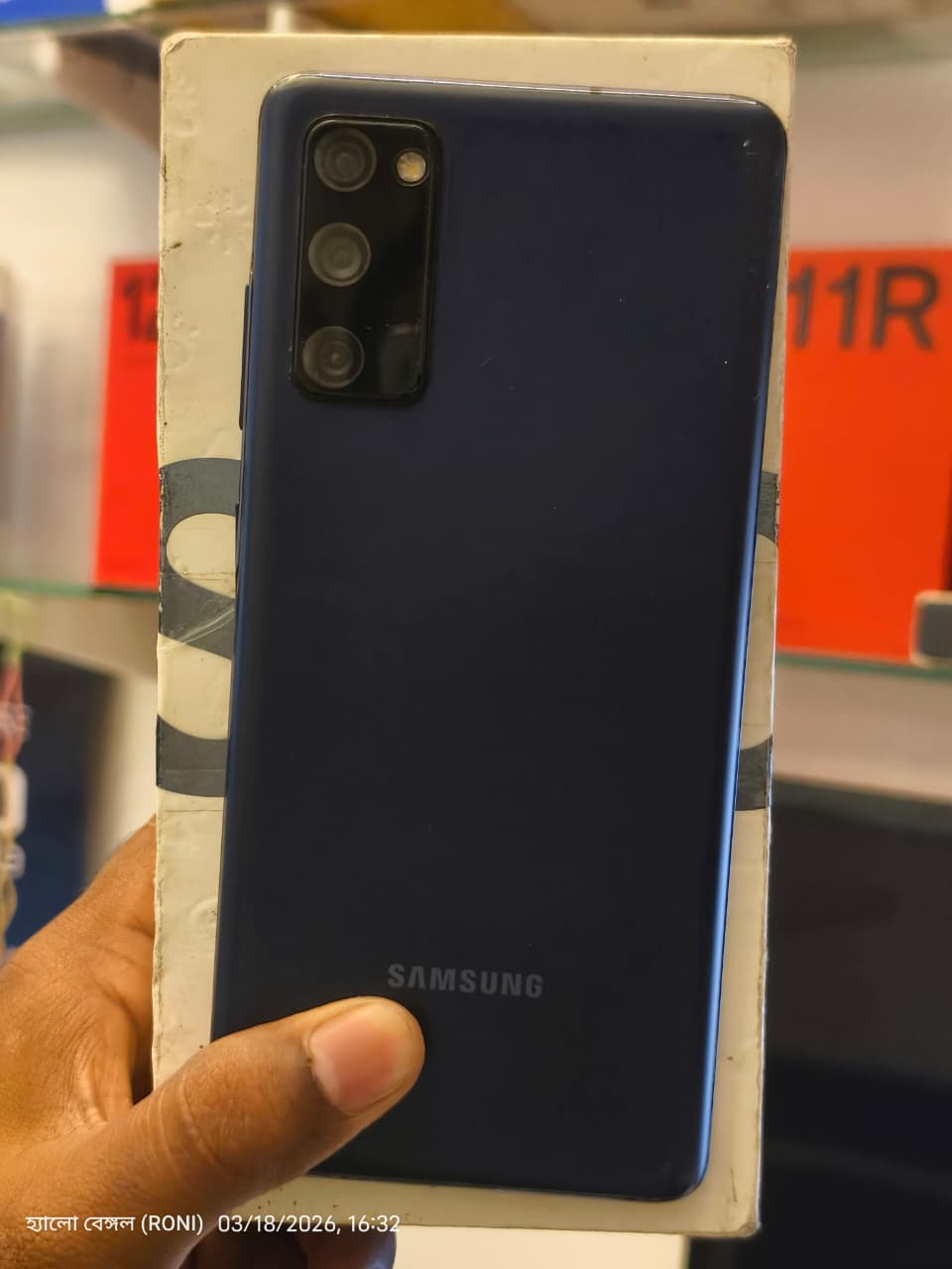 Samsung Samsung Galaxy S20 FE 5G (Cloud Lavender, 128 GB)  (8 GB RAM) — Used
