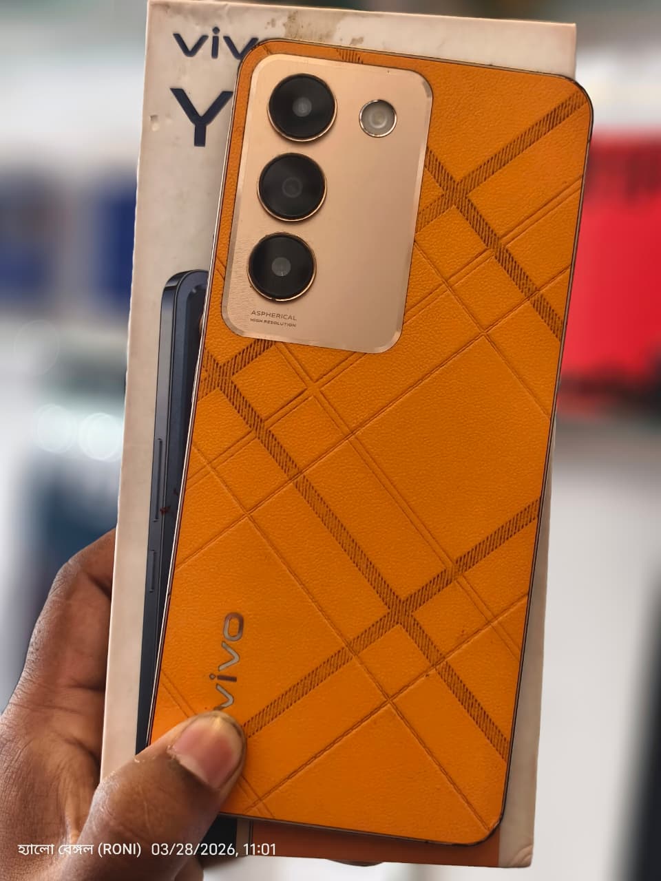 Vivo Y200e 5G (Saffron Delight, 8GB RAM, 128GB Storage).