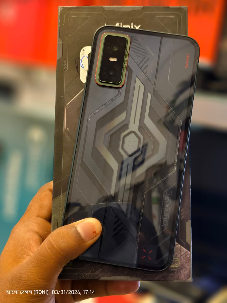 Infinix Infinix GT 30 5G+ Pulse Green 128 (Pulse Green, 128 GB) (8 GB RAM) — Used