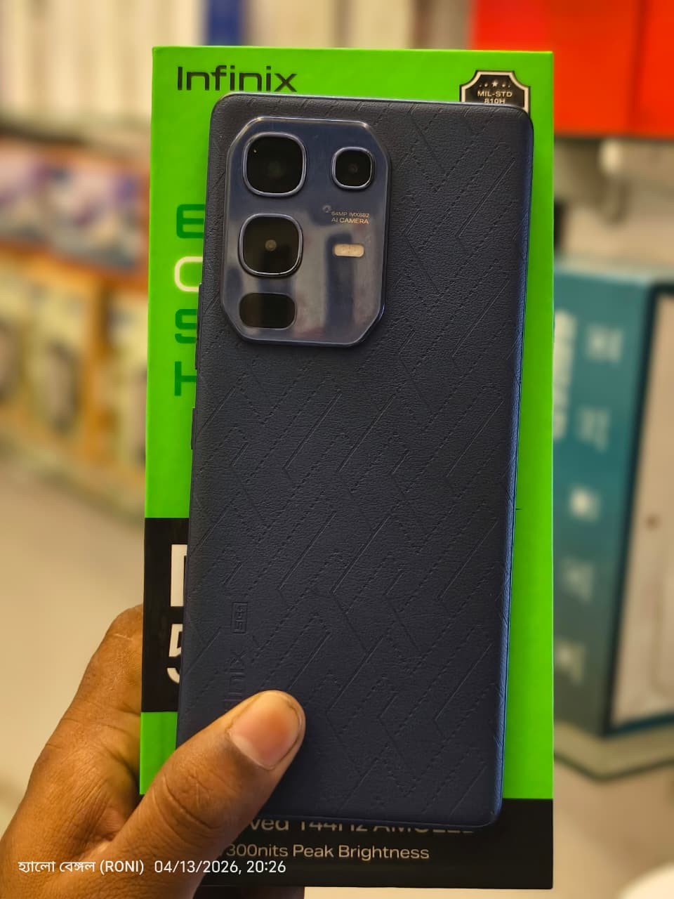 Infinix Infinix Note 50s 5G+ (Marine Drift, 128 GB) (6 GB RAM) — Used