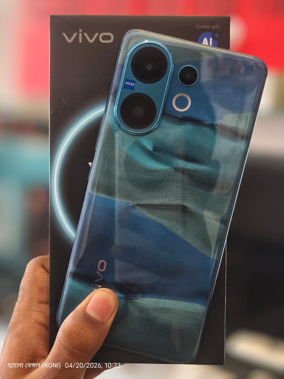 Vivo vivo V60 5G (Moonlit Blue, 128 GB) (8 GB RAM) — Like_new