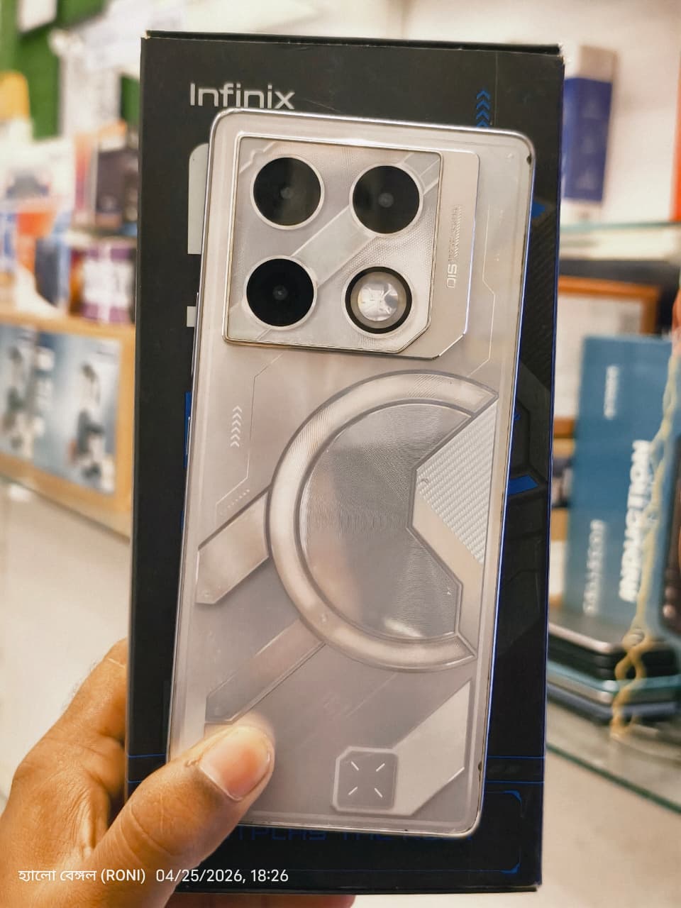 Infinix Infinix GT 20 Pro (Mecha Silver, 256 GB) (12 GB RAM) — Used
