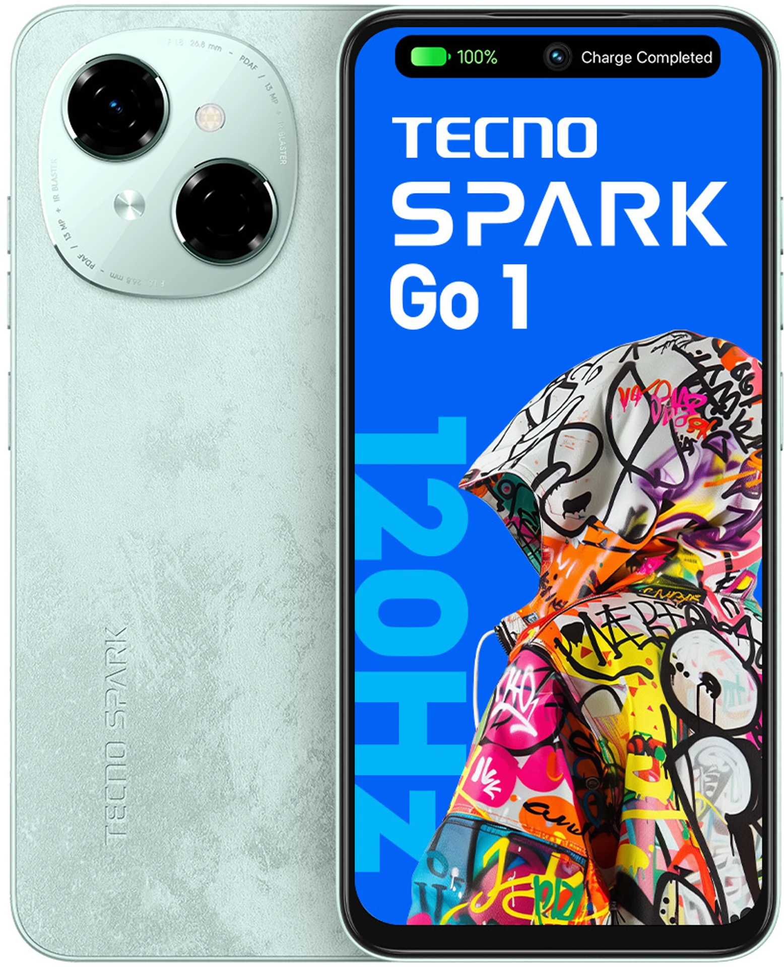 Tecno Tecno Spark Go 1 (Magic Skin Green, 64 GB) (4 GB RAM) — Used