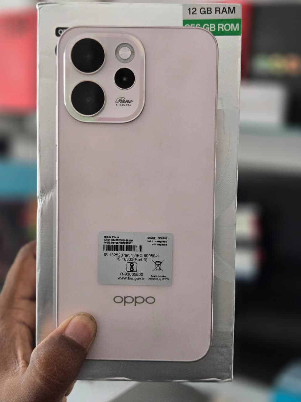 Oppo OPPO Reno15c 5G (Afterglow Pink, 256 GB) (12 GB RAM) — Like_new