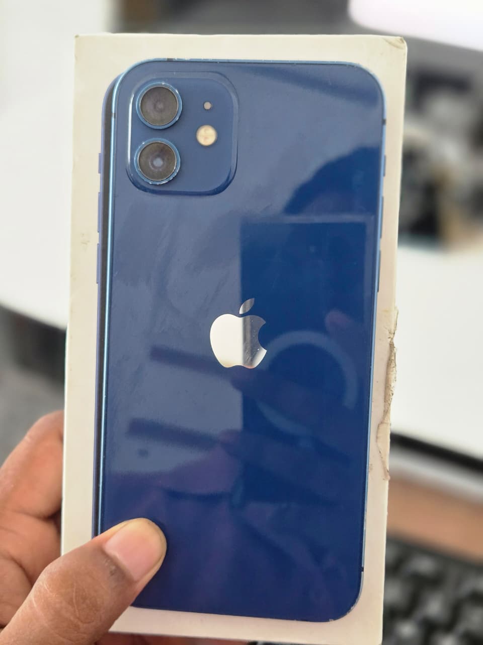 Apple APPLE iPhone 12 (Blue, 64 GB) — Used